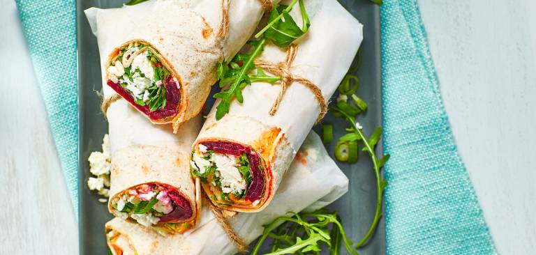 Wrap egg-avocado salad