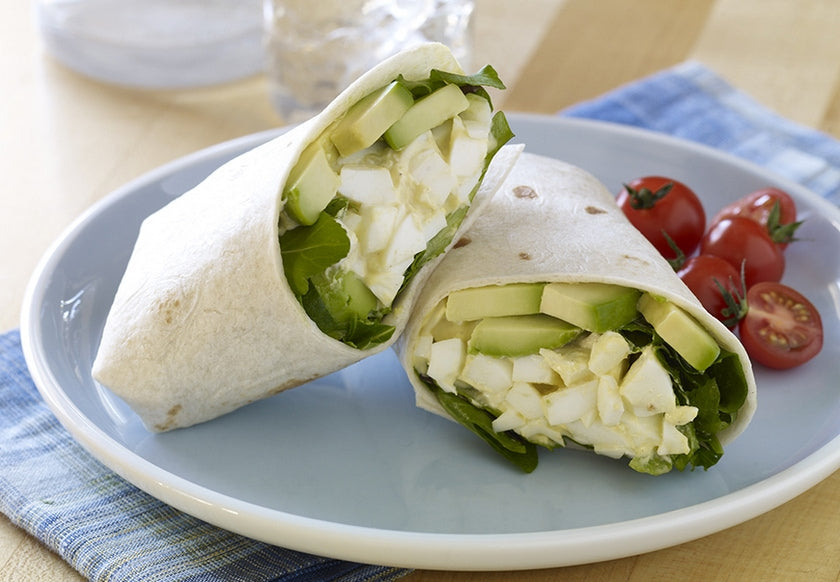 Wrap egg-avocado salad