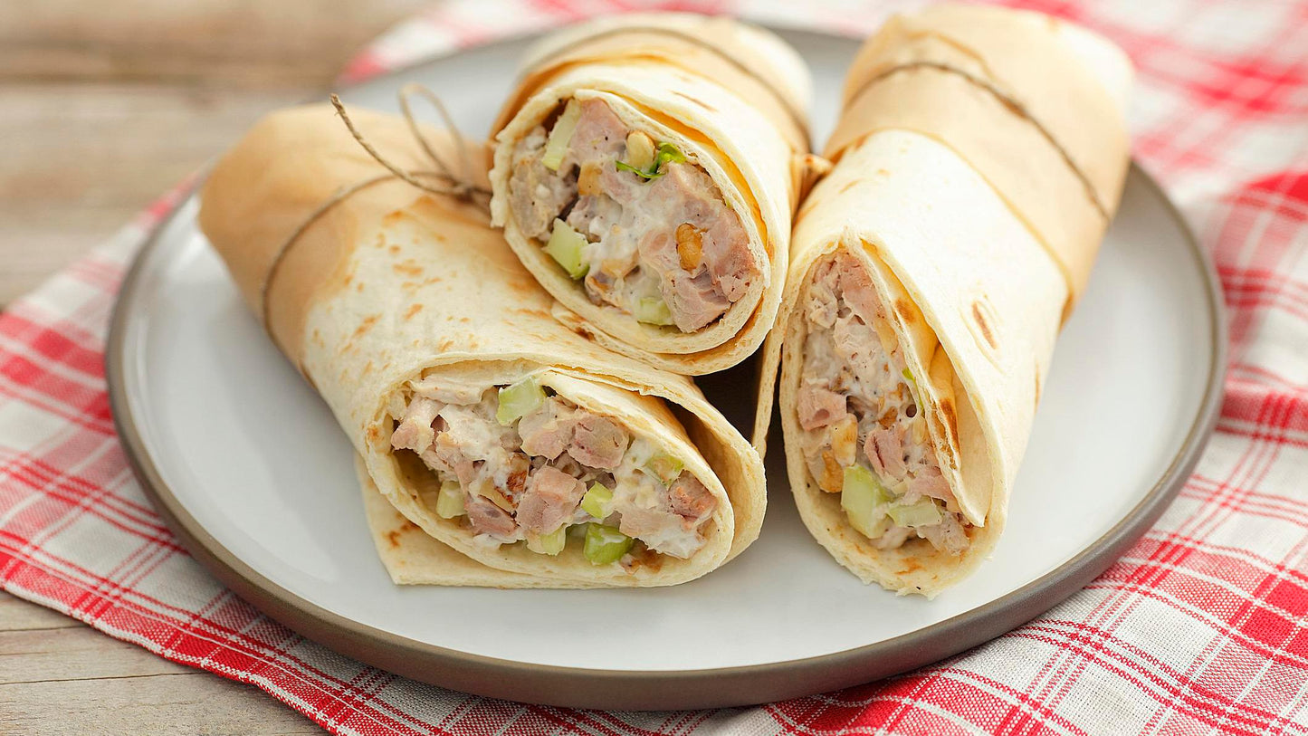 Wrap ham-of-the-bone salad