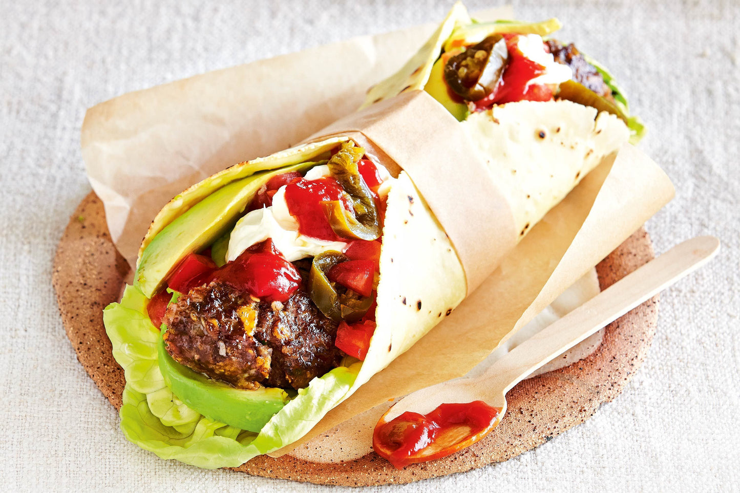 Wrap Mexican meatball